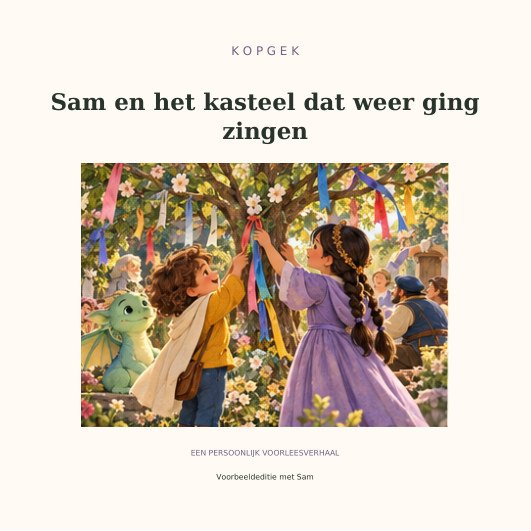 Omslag van het Prinsessenboek met Sam
